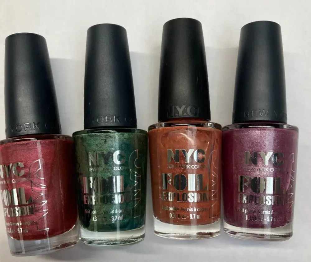 Nyc Nail Polish Full Explosion Joblot - Pack of 4 - Perfect Christmas Gift