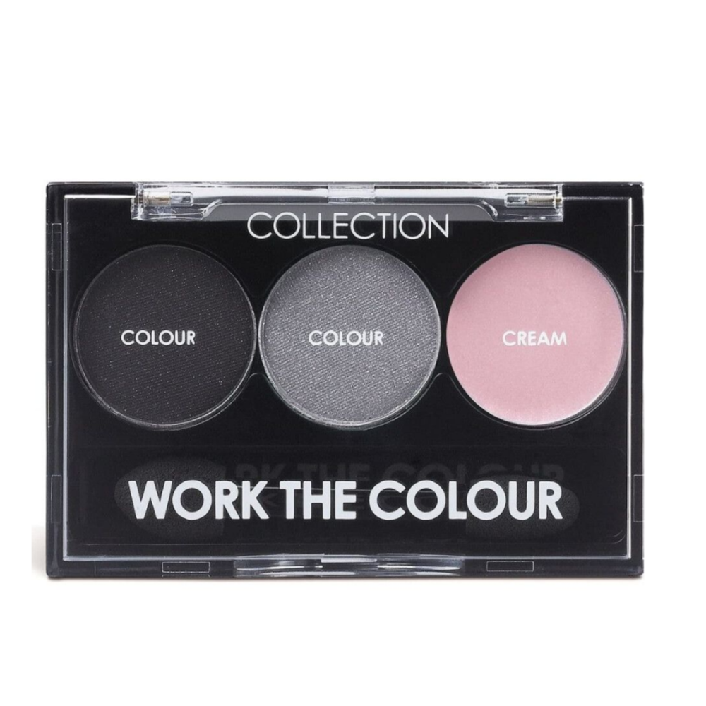 COLLECTION Work The Colour Trio Eyeshadow Palette - Smoke Screen