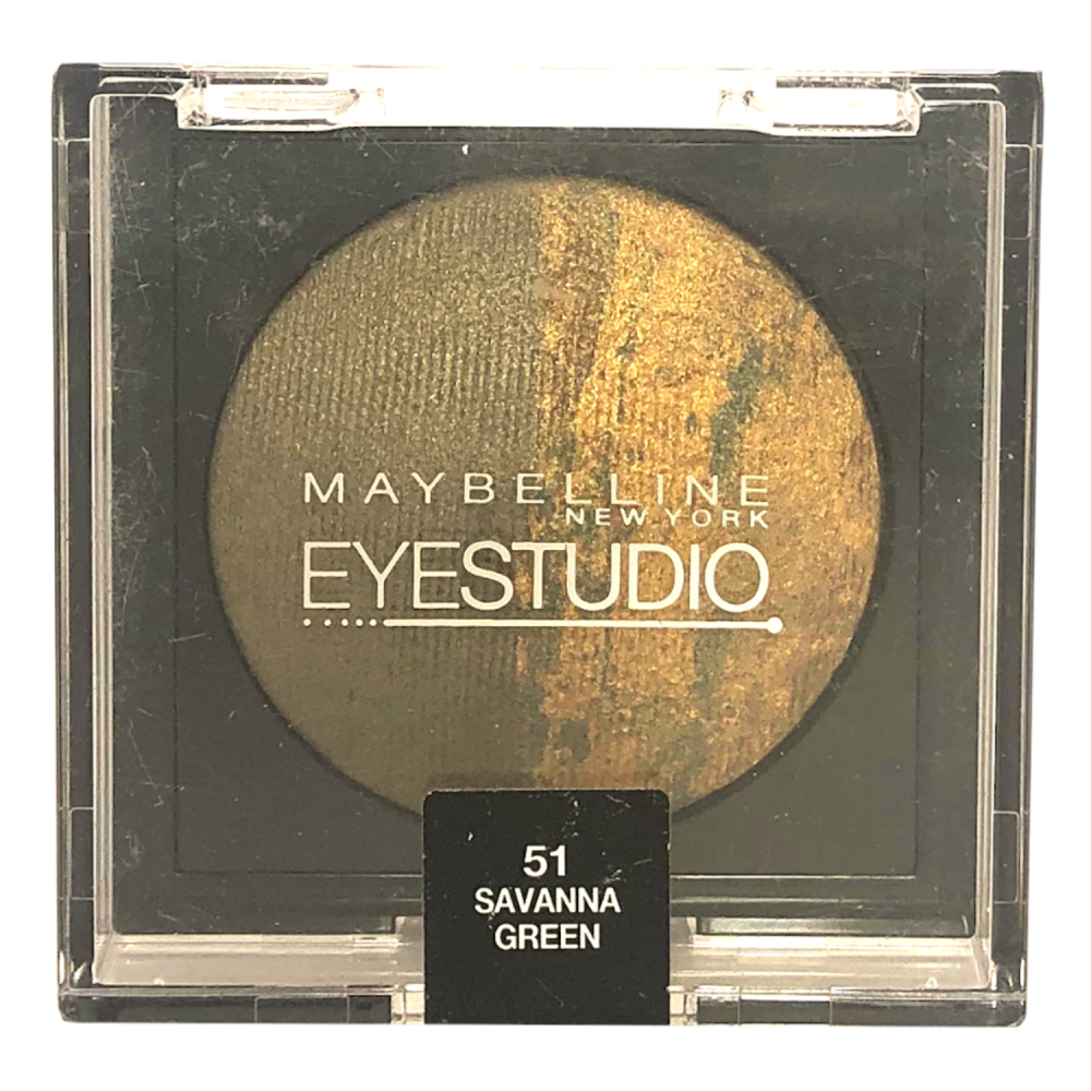 Maybelline Eye Studio Duo Baked Eyeshadow - 51 Savanna Green