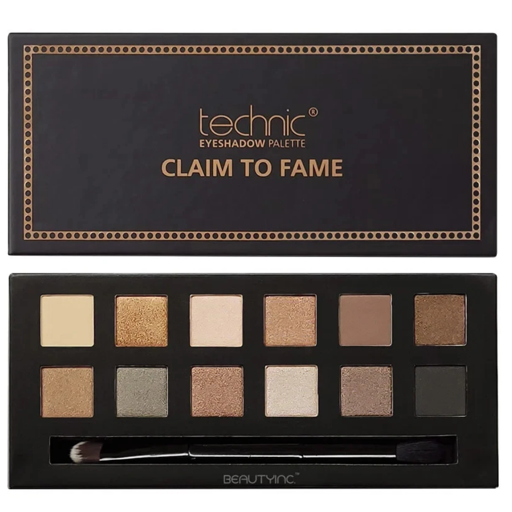 Technic 12 Piece Eyeshadow Palette - Claim To Fame