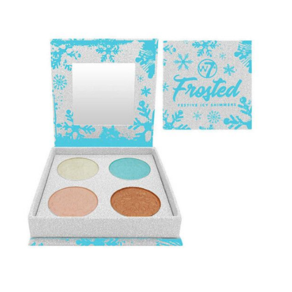 W7 Frosted Festive Icy Shimmer Eyeshadow Palette