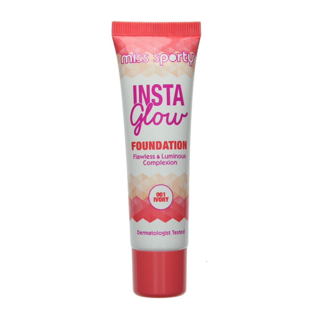Miss Sporty Flawless Complexion Insta Glow Foundation 30ml-001 Ivory