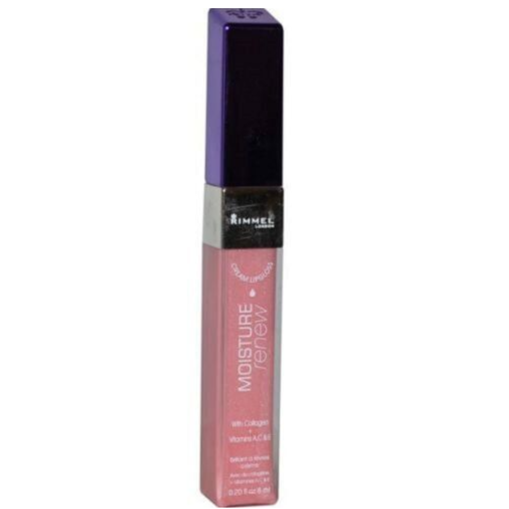 Rimmel Moisture Renew Cream Lip Gloss - 105 Pink Benefit