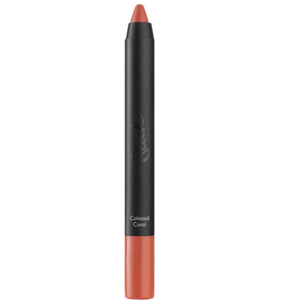 Sleek MakeUp Power Plump Lip Crayon / Pencil, Colossal Coral 3.6g