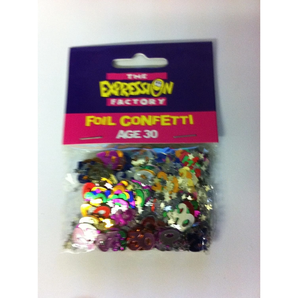 Happy 30th Birthday Confetti - multi-coloured