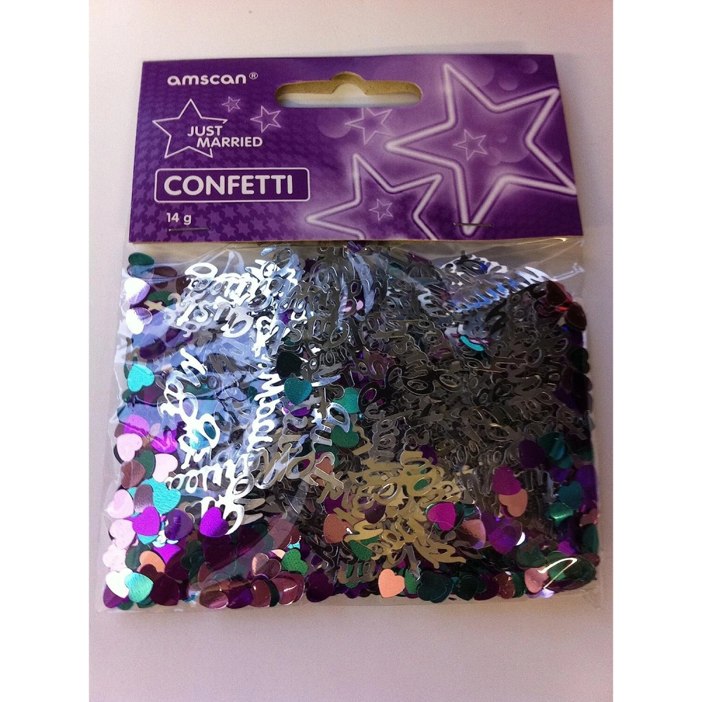 Just Married Wedding Day Confetti