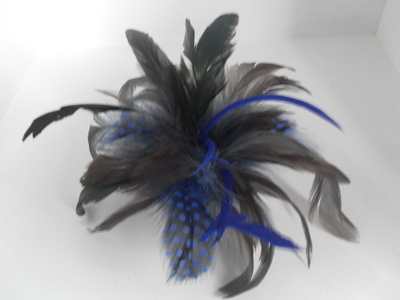 Blue Feather Fascinator