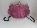 Pink Glitter Masquerade Ball / Party Mask