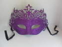 Purple Glitter Masquerade Ball / Party Mask