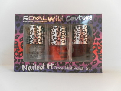 Pack Of Three Nail Varnishes By Royal Wild Couture