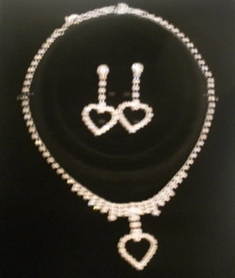 Heart Shaped Necklace & Earring Set