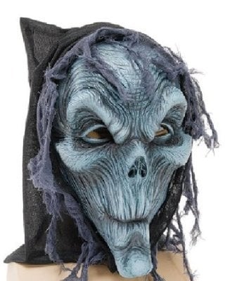    Hooded Zombie Halloween / Dressing Up Mask 