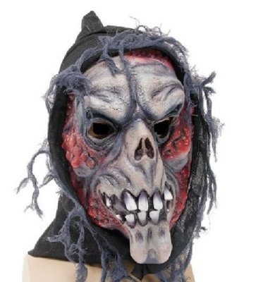    Hooded Ghost Halloween / Dressing Up Mask 