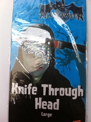  Large Knife Through Head 