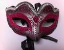   Ladies Masquerade Mask - Pink