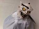  White Mad Surgeon Monster Halloween Door Hanger 
