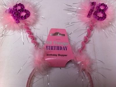 Pink 18th Birthday Bopper 