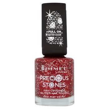 Rimmel Precious Stones Glitter Nail Polish - 002 Ruby Crush