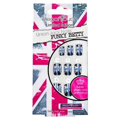 Elegant Touch Limited Edition Funky Betty Union Jack Nails 