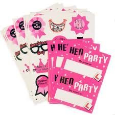 Hen Night Stickers & Name Tags 