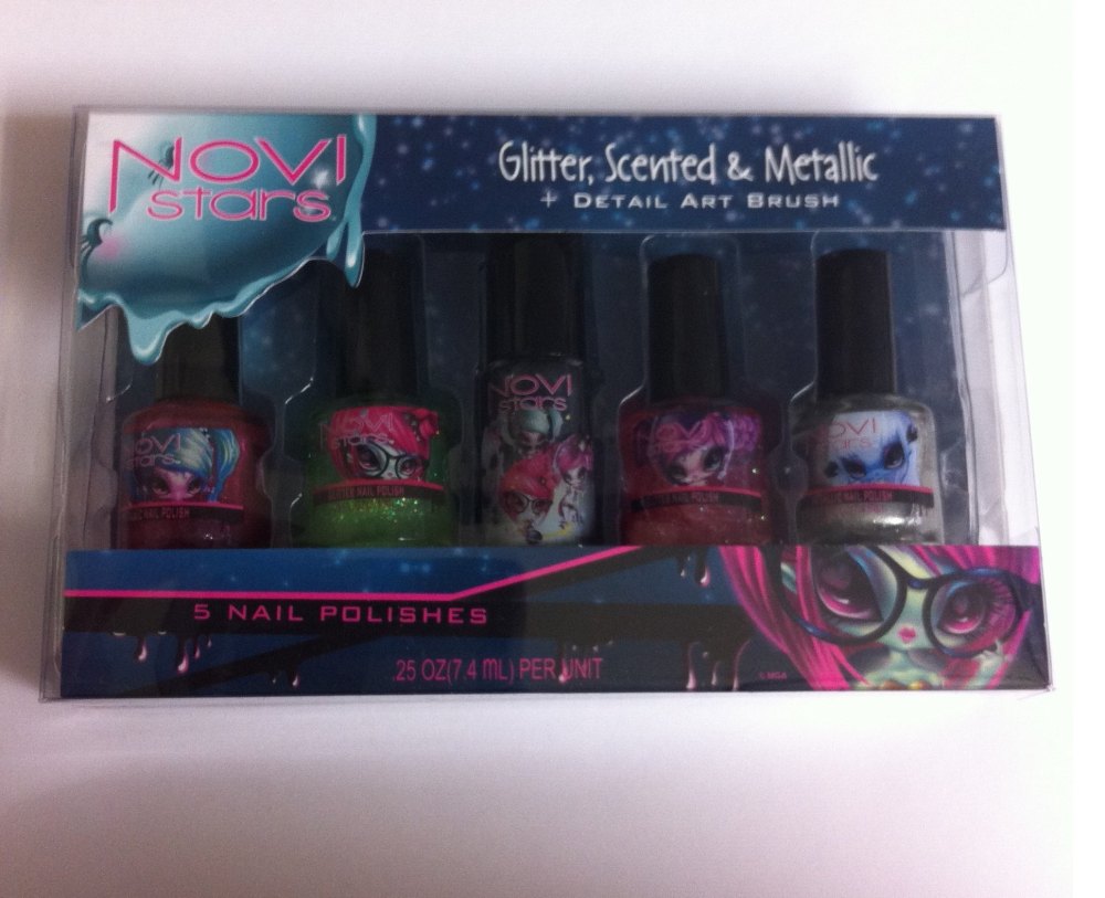 Novi Stars Glitter, Scented & Metallic Nail Polish Gift Set