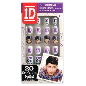 One Direction 2D Stick-On Nails - Zayn