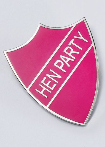 Pink Hen Party Head Girl School Badge