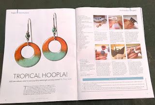 cinnamon jewellery torch enamel earrings magazine project