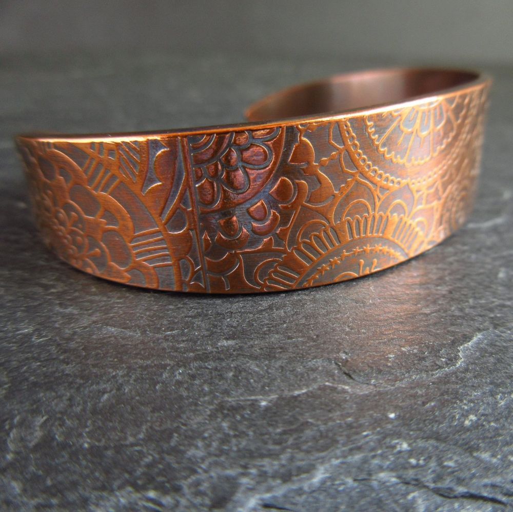 Serpent Bracelet - Handforged Bronze Cuff Bracelet - Viking Inspired
