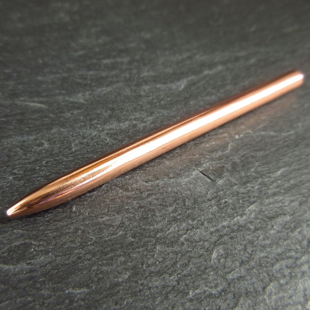 Genuine copper acupuncture tool 5mm diameter tapered end