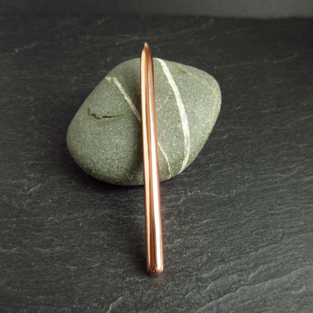 Genuine copper acupuncture tool 5mm diameter tapered end