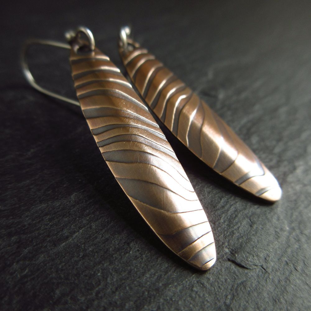 <!--04--> Bronze Earrings