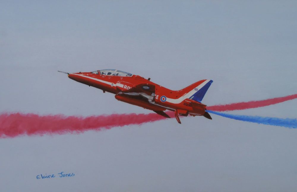 (A109B) Red Arrow - One of a Pair (Print)