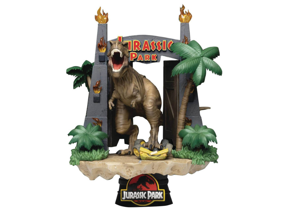 Jurassic Park PVC Park Gates Diorama