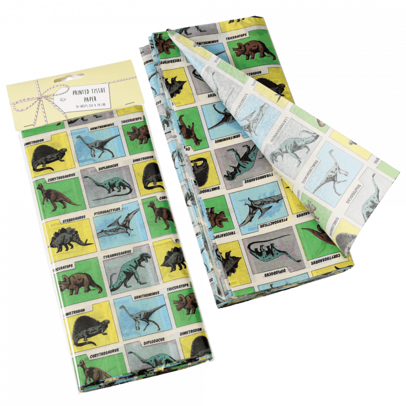 Tissue paper (10 sheets) - Dinosaur