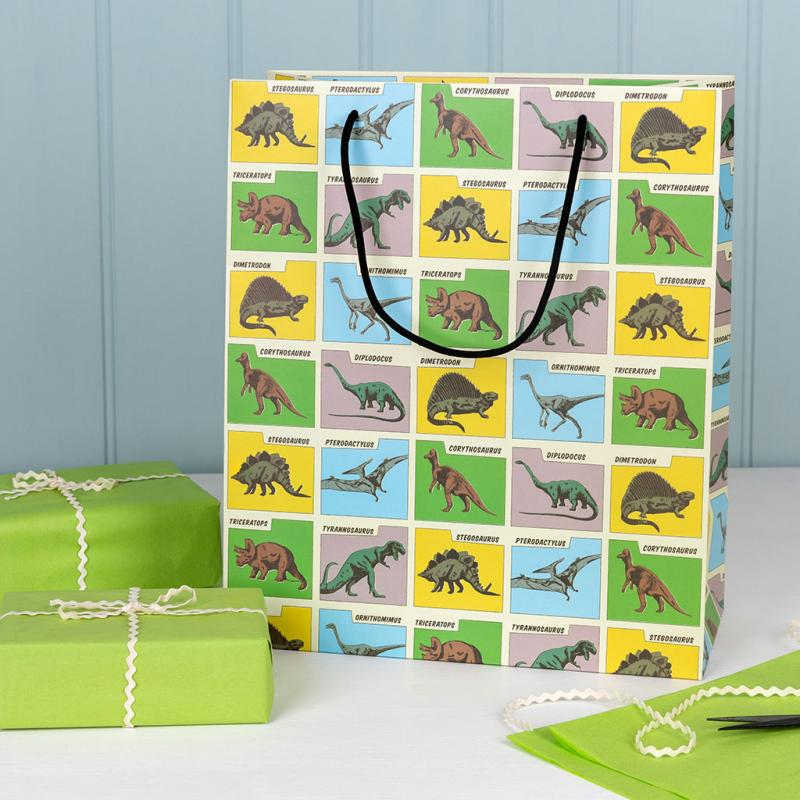 Large gift bag - Dinosaur