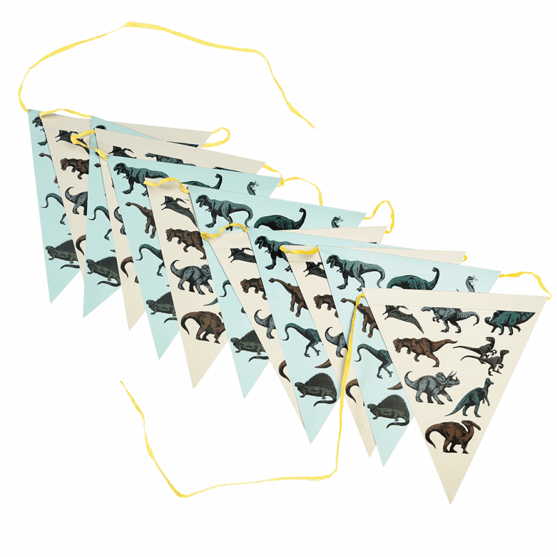 Paper bunting (3 metres) - Dinosaurs