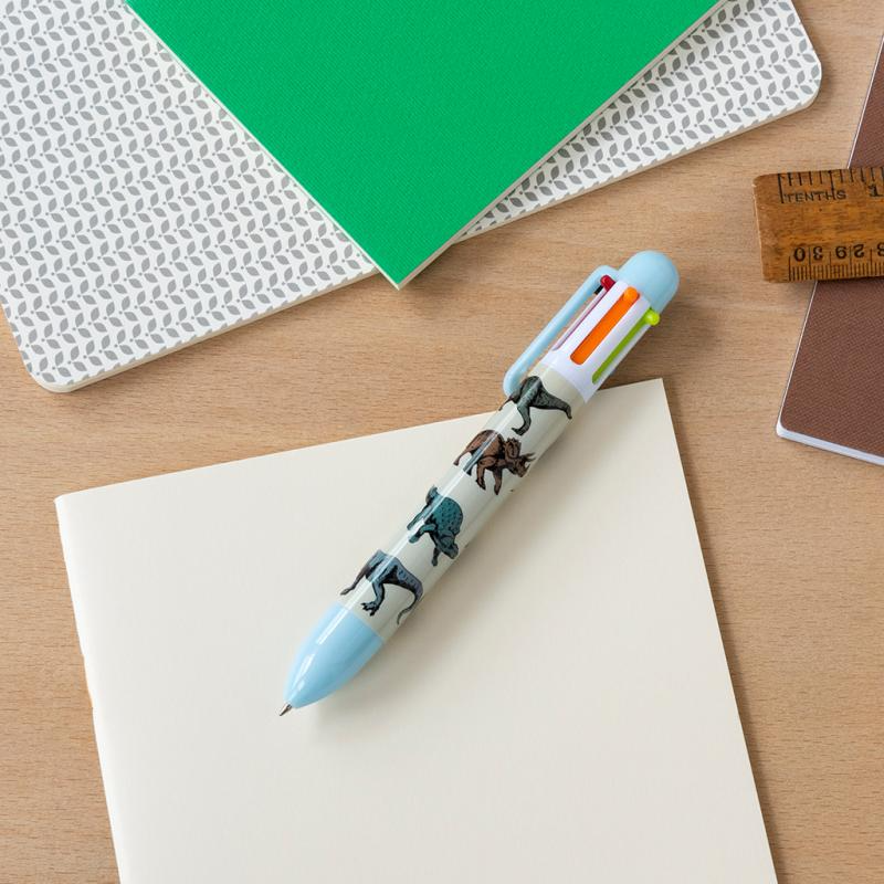 Six colour pen - Dinosaur