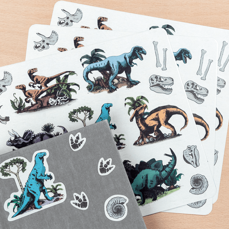 Prehistoric Dinosaur Sticker Set