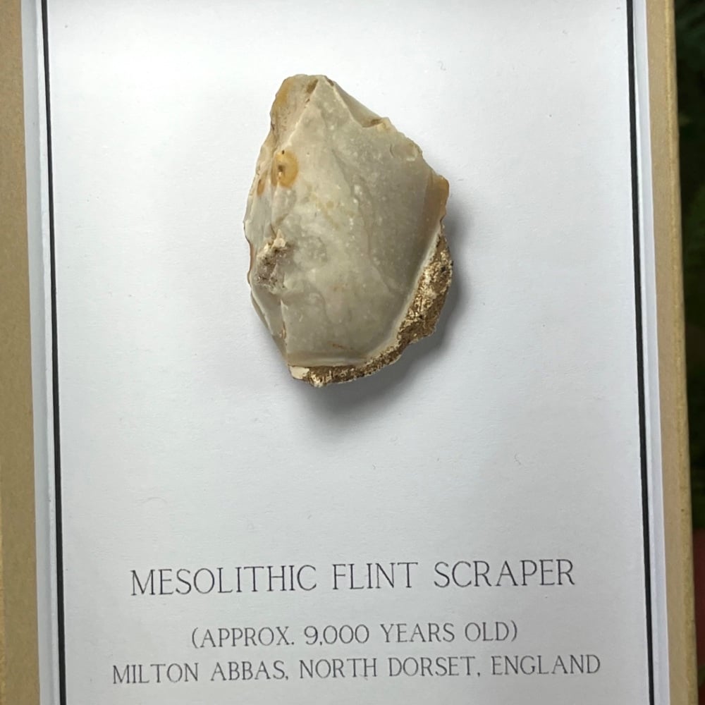 Mesolithic Flint Scraper (Dorset, England)