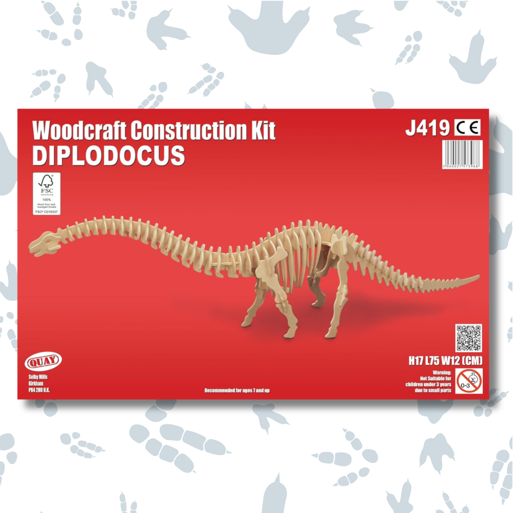 Diplodocus Woodcraft Construction Kit