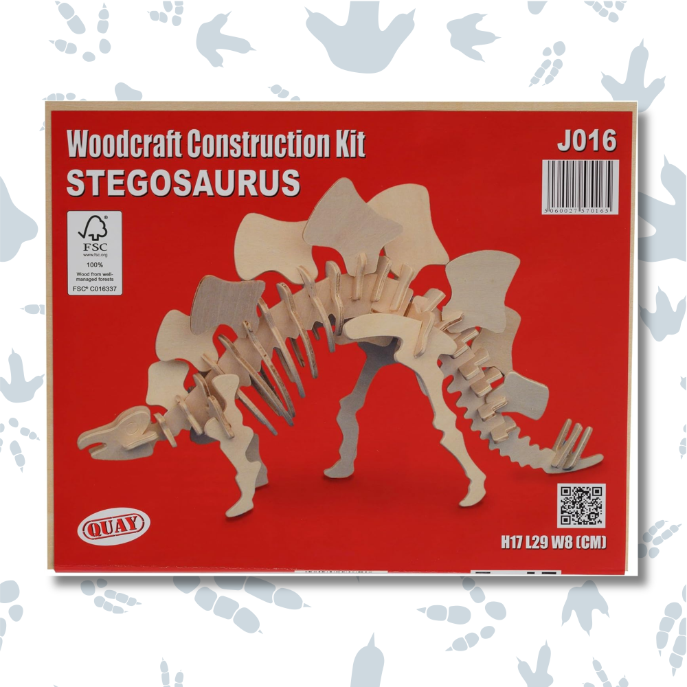 Stegosaurus Woodcraft Construction Kit