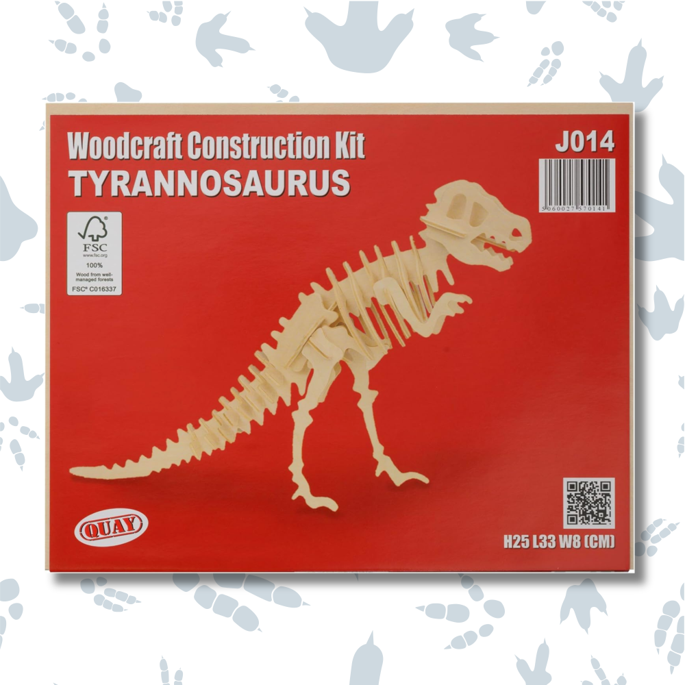 Tyrannosaurus Woodcraft Construction Kit