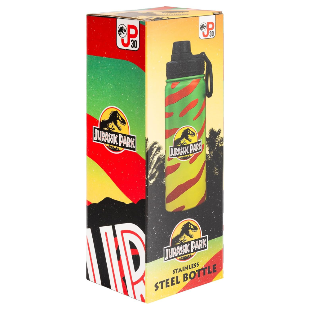 Jurassic Park Metal Drinks Bottle