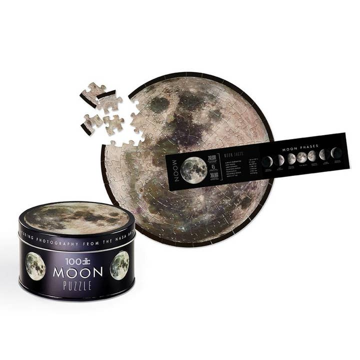 100 Piece Moon jigsaw puzzle