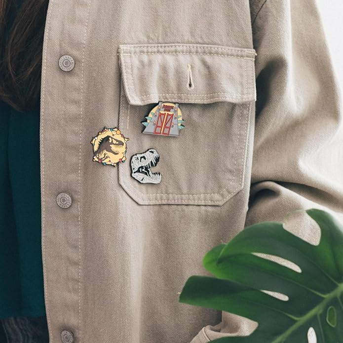 Jurassic Park - Set Of 4 Enamel Pins