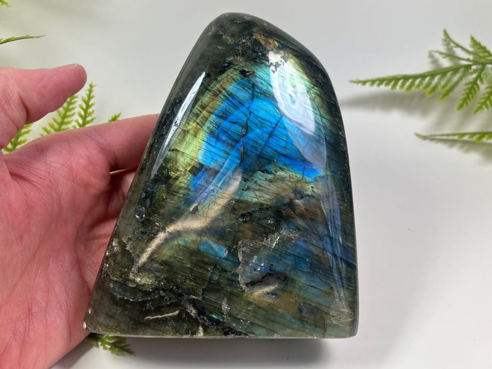 Madagascan Labradorite (naturally iridescent mineral)