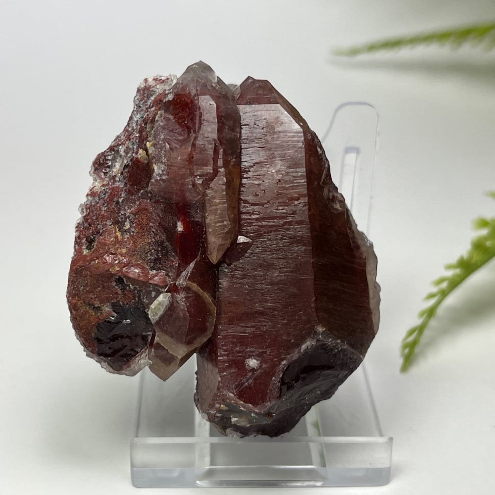 Blood-Red Hematoid Quartz