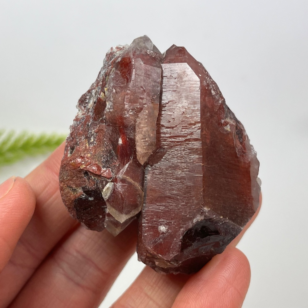 Blood-Red Hematoid Quartz