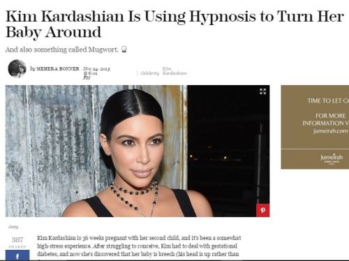 kim kardashian hyposis and hypnotherapy in marie clare